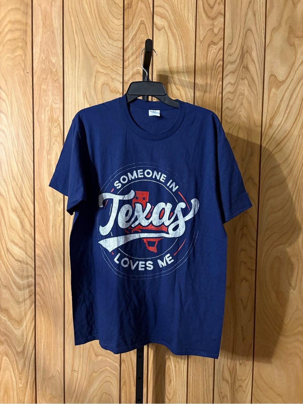 Port and Company Navy 'Someone in Texas Loves Me' Graphic Tee